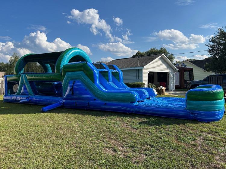 46ft Island Drop Obstacle Course