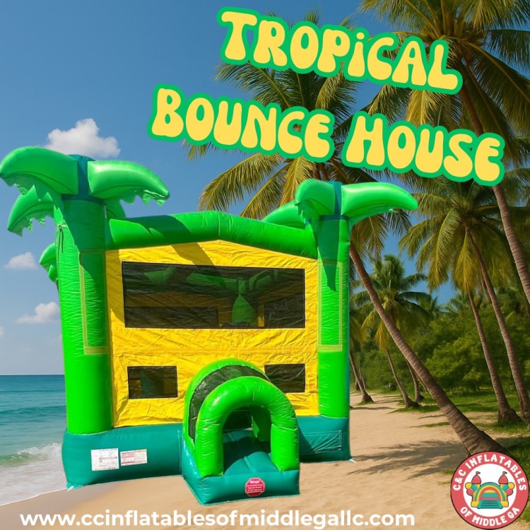 Tropical bounce house